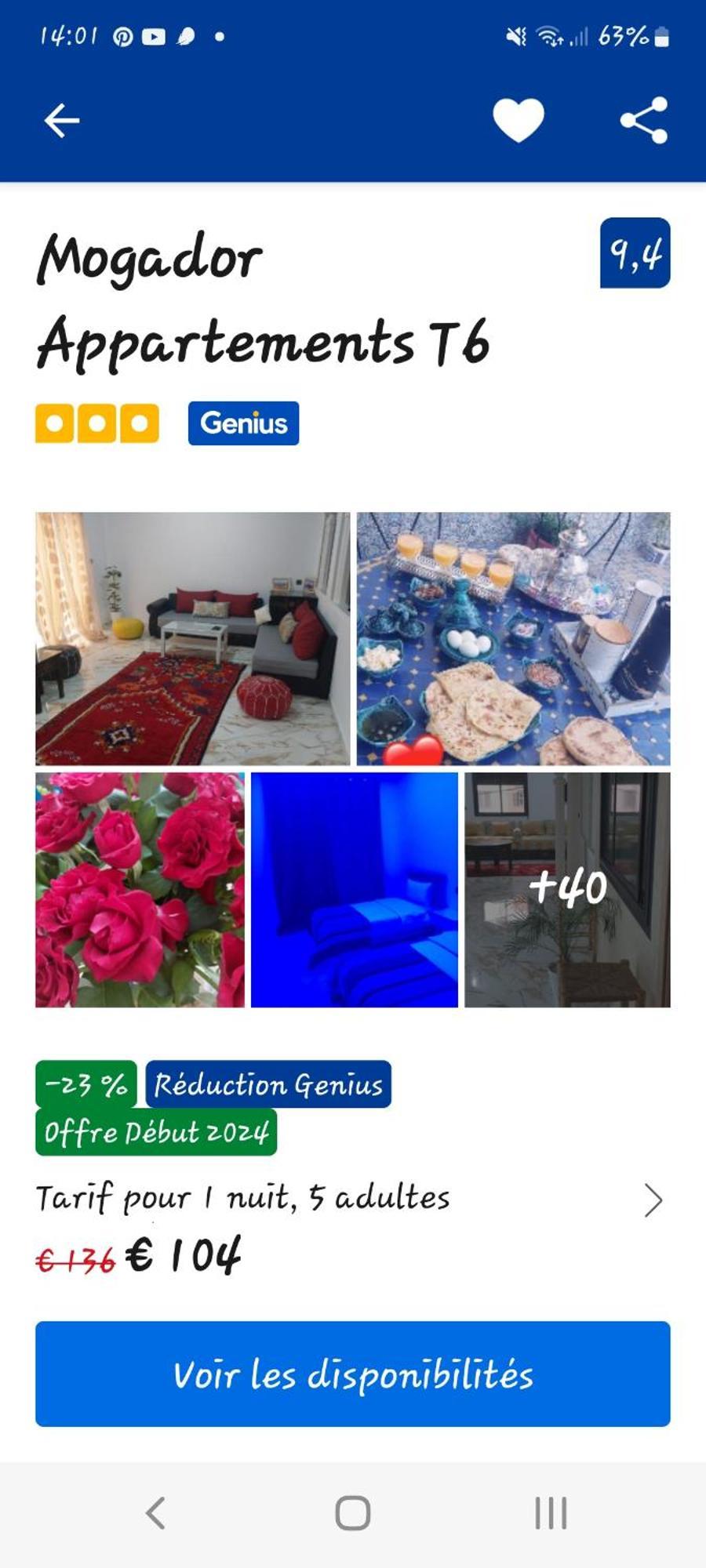 Mogador Appartements T6 에사우이라 외부 사진